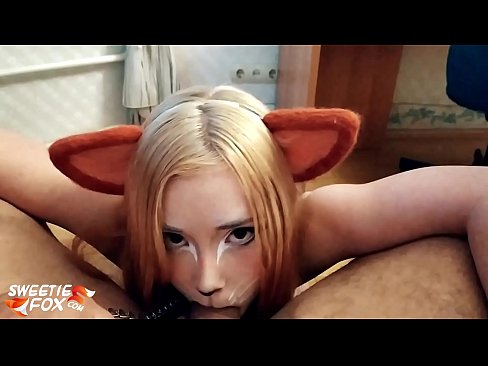 ❤️ Kitsune залгих дик, булэг нь түүний аманд ❤️ Чанартай порно манайд ❌❤